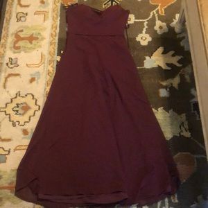 Morilee Madeline Gardner size 8 Bordeaux color bridesmaid dress